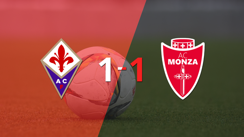 Reparto de puntos en el empate a uno entre Fiorentina y Monza