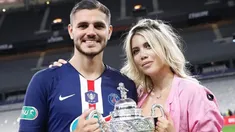 Mauro Icardi y Wanda Nara, separados. Mauro Icardi y Wanda Nara, separados.