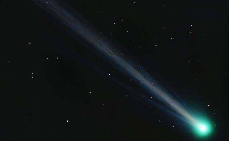 La imagen del cometa Nishimura fue captado desde Edgewood