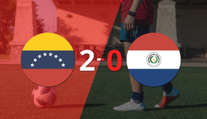 con dos goles, venezuela se impuso a paraguay en la casa blanca