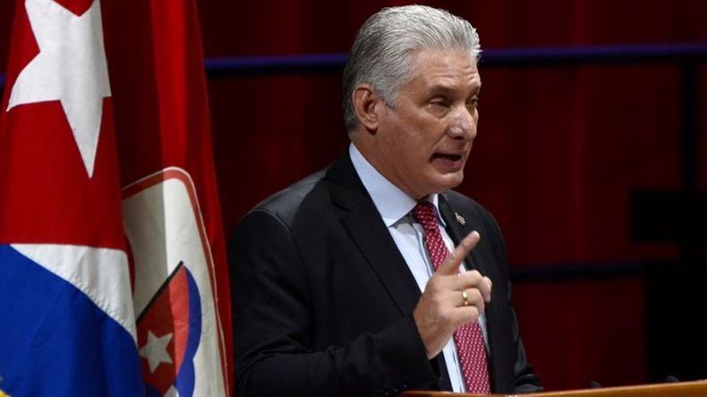 Miguel Díaz-Canel, presidente de Cuba.