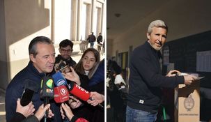 Adán Bahl y Rogelio Frigerio.