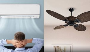 Qué es mejor para el calor: el ventilador o el aire acondicionado.