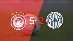 daniel podence anoto un doblete en la goleada 5-2 de olympiacos a tsc backa topola daniel podence anoto un doblete en la goleada 5-2 de olympiacos a tsc backa topola