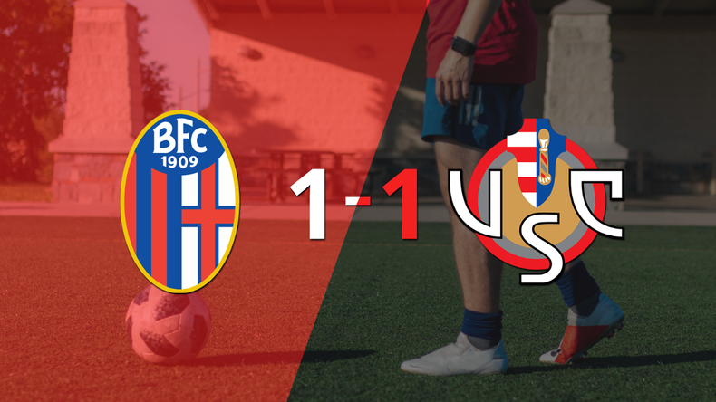 Bologna y Cremonese se reparten los puntos y empatan 1-1