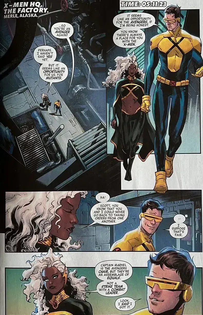 Drástico cambio en Marvel: un histórico personaje abandona los X-Men para  sumarse a Los Vengadores, image size:790x1221