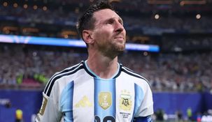 Lio, destruido tras prder la final con España.