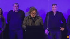 Javier Milei en La Plata.