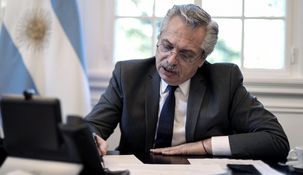 Alberto Fernández decretó la doble indemnización en marzo de 2020.