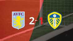 victoria de aston villa sobre leeds united por 2-1