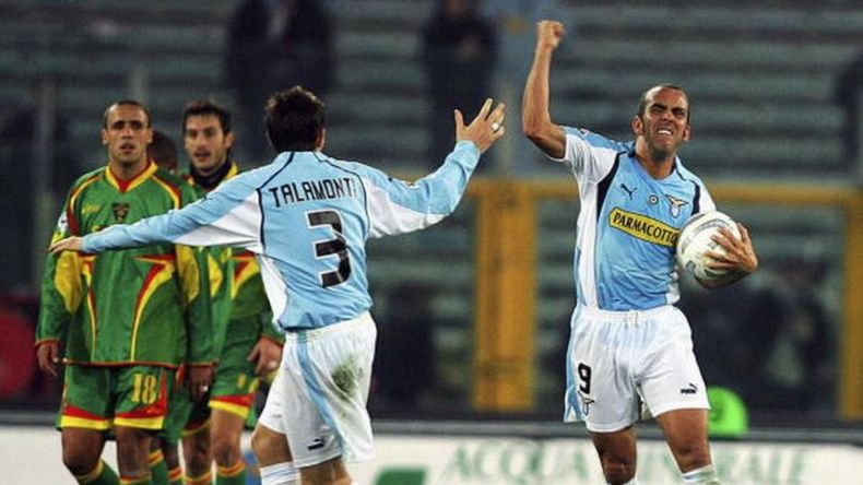 Leonardo Talamonti en su paso por la Lazio, en la Serie A italiana.