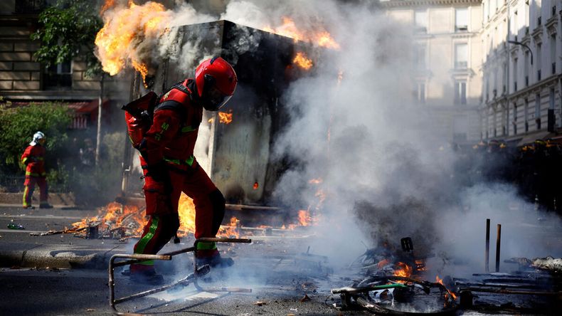 Hubo 28 detenidos en París.