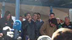 Juan Grabois, en uno de los actos de este 20 de julio.