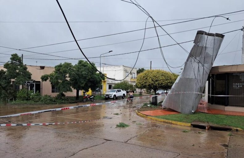 El temporal de lluvia
