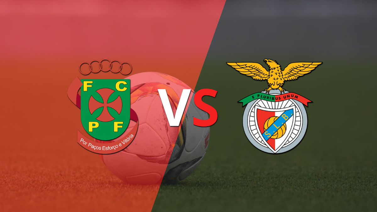 Paços de Ferreira contra.  Benfica, por Portugal Data 20