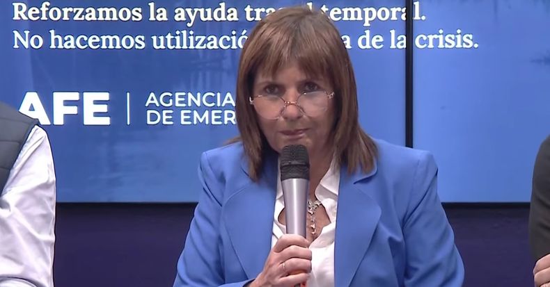 Patricia Bullrich, ministra de Seguridad.