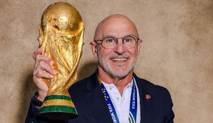 Luis De La Fuente, el DT de España, campeón del mundo.&nbsp;