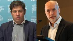 Kicillof hablará en Buenos Aires y Larreta en CABA. Kicillof hablará en Buenos Aires y Larreta en CABA.