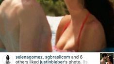 Justin Bieber publicó una foto dándole un beso a Selena Gomez con una romántica indirecta Justin Bieber publicó una foto dándole un beso a Selena Gomez con una romántica indirecta