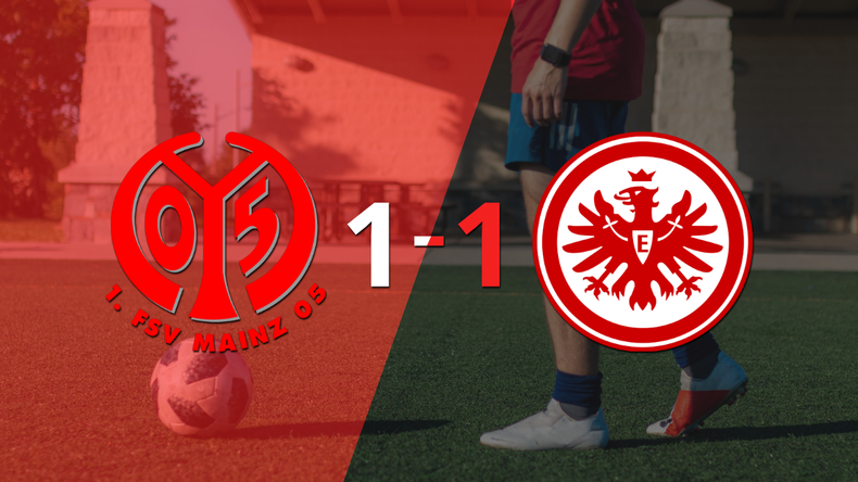 Mainz y Eintracht Frankfurt se reparten los puntos y empatan 1-1