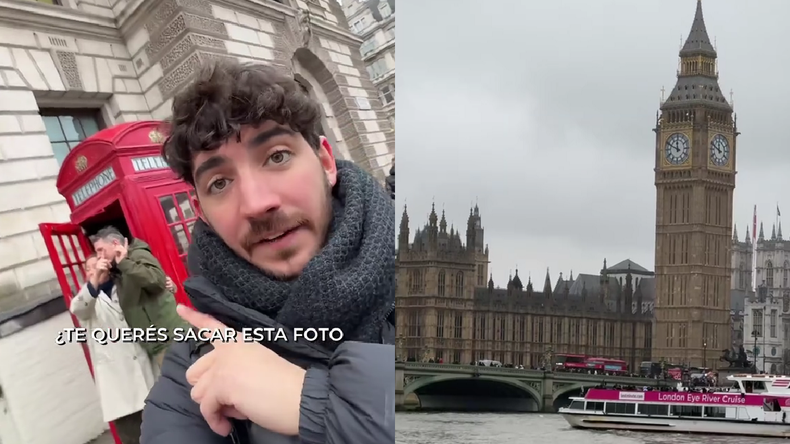 El joven comparó los precios de Londres y Argentina.
