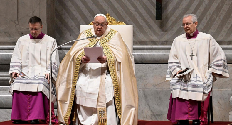 Francisco en el Te Deum.