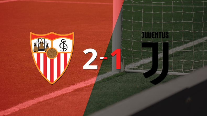 Sevilla logró una victoria de local por 2 a 1 frente a Juventus