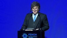 Javier Milei en el Foro Económico del NOA (FENOA). Javier Milei en el Foro Económico del NOA (FENOA).