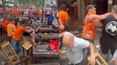 Los neerlandeses y los ingleses se pelearon en un bar. Los neerlandeses y los ingleses se pelearon en un bar.
