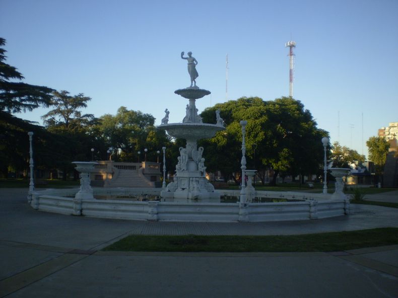 La Plaza 25 de Mayo en Chivilcoy.