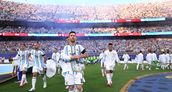 Messi dio la asistencia.