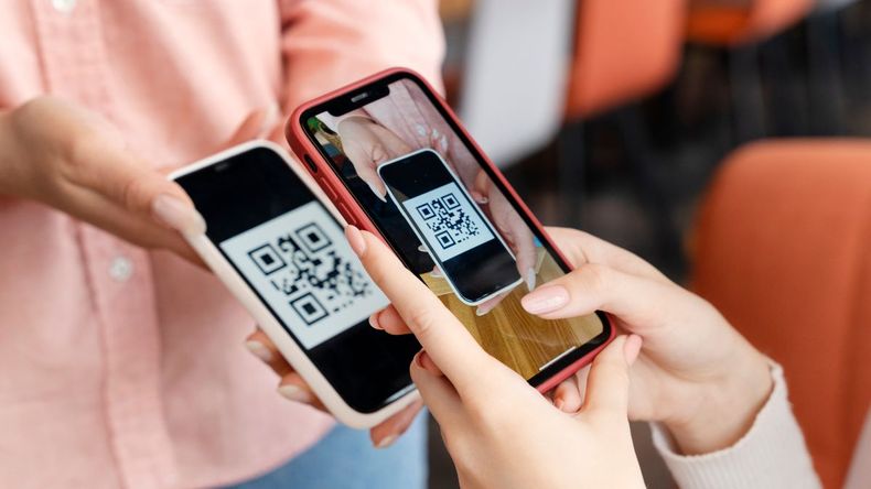 Los smartphones disponen de una opción para crear un QR de la red