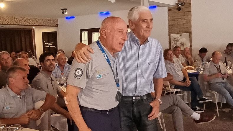 Cacho Fangio y Oscar Franco, dos de los pilotos que volverán a Nürburgring.