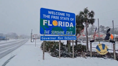 Florida afronta una nevada sin precedentes. Florida afronta una nevada sin precedentes.