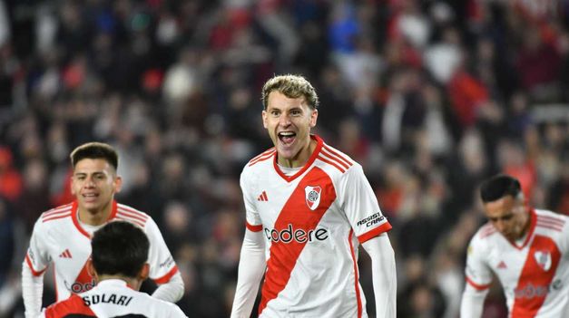 olidio, la figura de River en el triunfo de River sobre Central Córdoba.