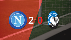 napoli derroto 2-0 en casa a atalanta