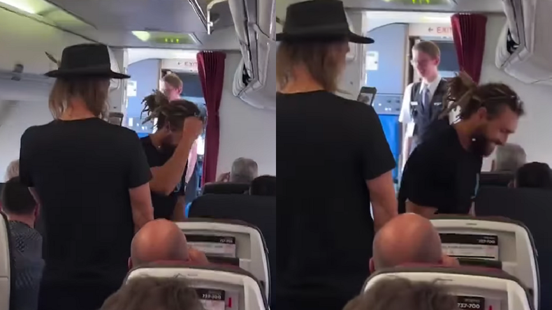 La increíble historia ocurrió en un avión de Virgin Airlines