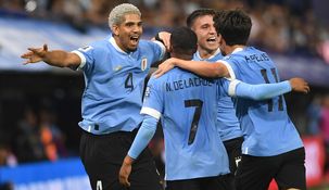 El partidazo de Uruguay en la Bombonera.&nbsp;