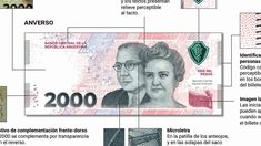Cómo reconocer un billete falso de 2.000 pesos.