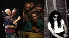 El Indio Solari y Andrés Calamaro, Wos y El Soldado.