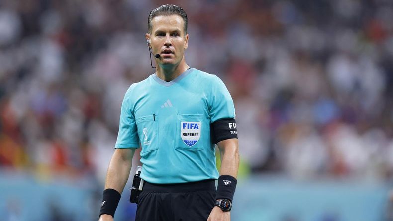 El árbitro neerlandés Danny Makkelie dirigió el partido entre la Selección argentina y Polonia y podría estar a cargo de la final del Mundial Qatar 2022.