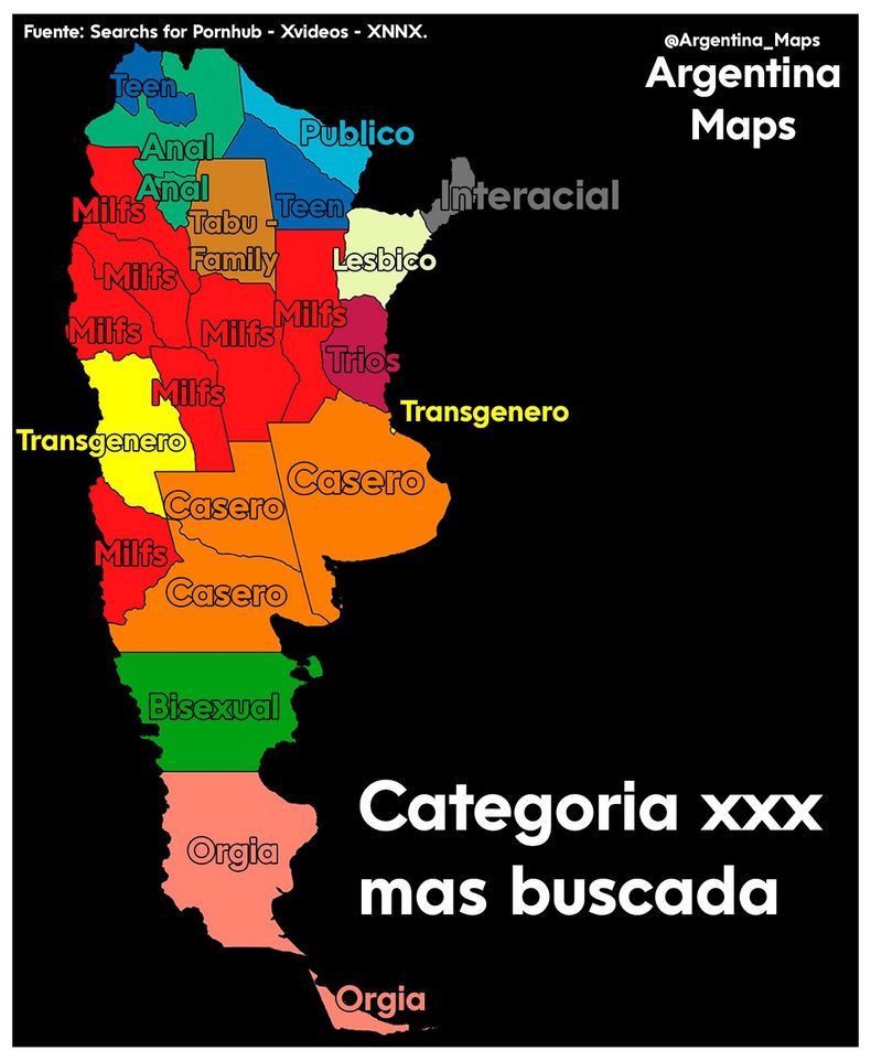 El mapa que dio a conocer el usuario.