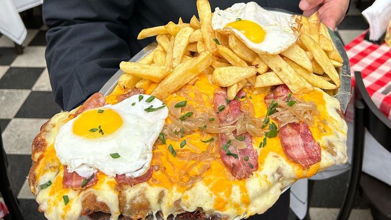 Las milanesas para compartir entre tres