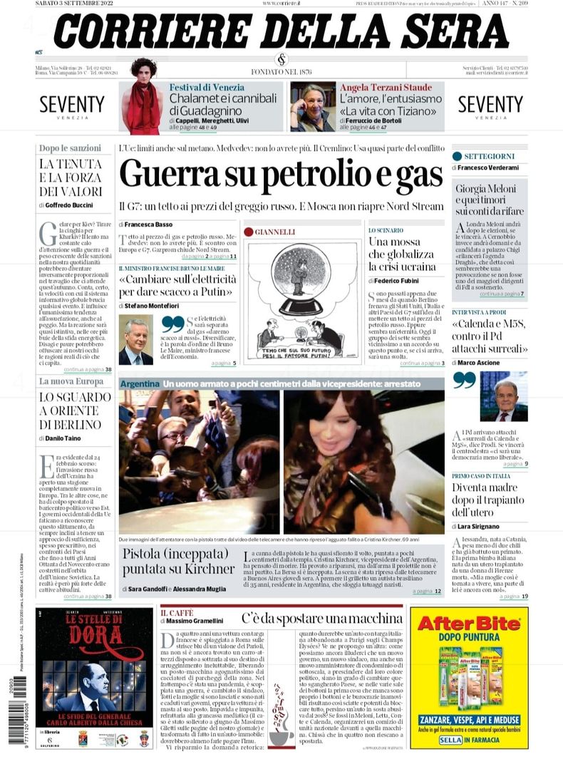 Así habló el mundo del atentado a Cristina Kirchner