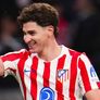 Julián Álvarez en el Atlético Madrid. Julián Álvarez en el Atlético Madrid.