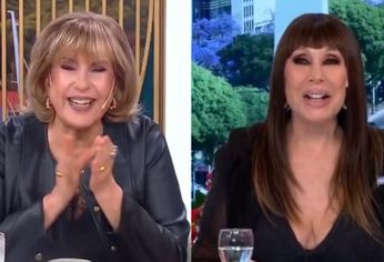 Moria y Georgina sellan la paz. Moria y Georgina sellan la paz.