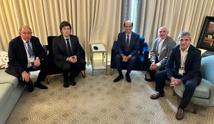 Gira presidencial: Javier Milei se reunió con el Presidente del Instituto Milken