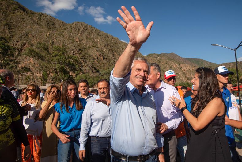 Alberto Fernández en La Rioja.