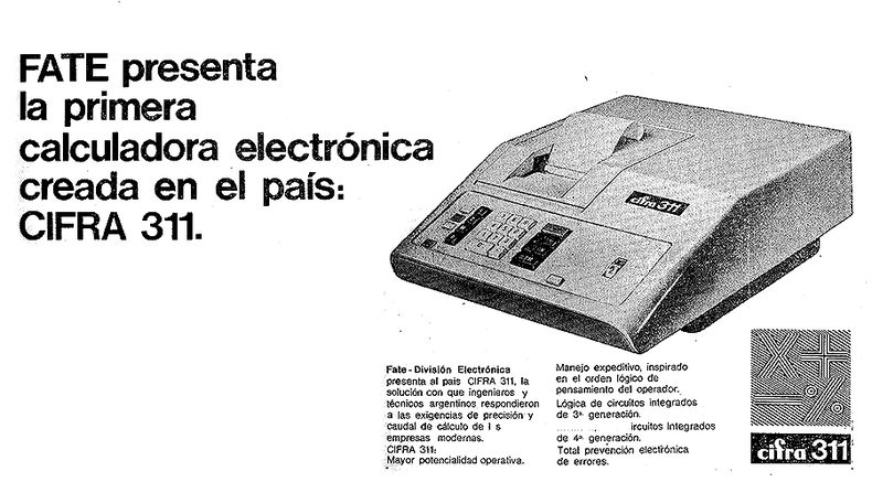 Fate supo innovar en electrónica en la década de 1970.