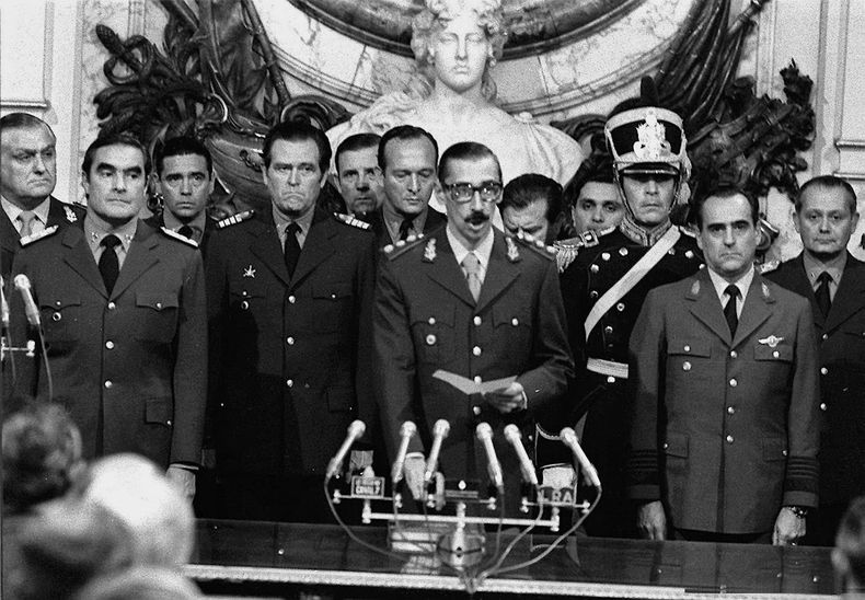 Jorge Rafael Videla fue uno de los comandantes de la dictadura.